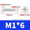 Tornillos Autorroscantes de Acero Inoxidable 304 Pintados en Blanco, Cabeza Plana, Ranura de Cruz, Autorroscantes M2M3M4M5M6
