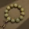 Preço direto da fábrica para grandes quantidades excelente fornecimento ao vivo para feiras pulseira de contas submersas de grão Shun pulseira de sândalo verde