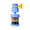 Filtro de grifo de seis capas para grifo de agua del grifo de la cocina del hogar, ahorrador de agua de ducha universal a prueba de salpicaduras con punta de filtro