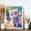 Comercio exterior transfronterizo caliente lindo gato pintura de diamantes figura grupal diamante redondo diamante completo diamante cuadrado DIY pintura decorativa para sala de estar al por mayor