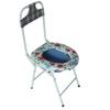 Suministros del Fabricante Silla de Inodoro Portátil, Respaldo Alto, Silla de Inodoro Plegable para Mujeres Embarazadas, Personas Mayores y Discapacitadas en Casa