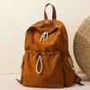 Mochila Escolar de Tela de Nailon Ligera para Mujer de Gran Capacidad Versión Coreana Nueva Casual Simple para Viajes Estilo Estudiante Universitario Harajuku
