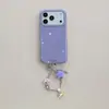 Funda de estrella hueca con purpurina adecuada para funda de teléfono Apple 18 Pro Max con cadena para colgar, Apple 17 Pro simple 16 dura 15P