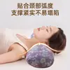 Almohada Cervical de Cáscara de Alforfón Entero Almohada Dura Hilo de Doble Capa Algodón para Dormir Almohada Pequeña Redonda Individual Almohada de Hueso para el Cuello de Alforfón Amargo