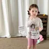 Ropa para Niñas: Camisa de Manga Larga con Protección Solar, Verano Delgado Casual Ropa para Niños, Top de Sombra Solar para Bebé Clase A