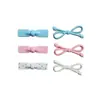 Dulce y Sencillo Pinza para el Pelo de Niña con Lazo de Macarrón Accesorios al por Mayor Hecho a Mano DIY Adornos para el Cabello con Pegamento de Crema para Zuecos