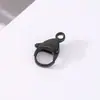 Fecho de lagosta moderno em aço inoxidável 304, galvanizado a vácuo em ouro 18k, acessório pequeno ornamental multicolorido para joias DIY