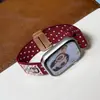 Correa de Reloj de Punto con Hebilla Magnética de Lunares Xiaoyu Adecuada para Apple Watch iWatch 12ª Generación 11/10