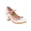 Con zapatos individuales 48 zapatos de cruce de frontera en forma de T 47 zapatos de mujer talla grande 46 tacones altos boca poco profunda bolso de comercio exterior 40 blanco