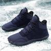 Sapatos de Caminhada de Inverno ao Ar Livre Masculinos e Femininos de Veludo Sapatos de Algodão de Cinco Dedos Esportivos Ciclismo Quentes Espessados Antiderrapantes Impermeáveis Sapatos de Caminhada
