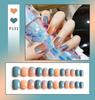 Celebridad de internet pegatinas de uñas postizas para usar uñas parche de uñas acabado parche de uñas parche de uñas removible fabricante de suministro de puesto