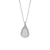 Source de plata Plata de ley S925 nuevo collar de calabaza de calcedonia blanca china cadena para la clavícula con colgante Fu Lu de temperamento de marea nacional para mujer