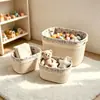 Cortina com Contas de Pérola Falsa para Mesa de Escritório Bolsa de Tecido Cesta de Armazenamento Armazenamento de Cosméticos Hall de Entrada Mesa de Centro Diversos Cesta de Armazenamento Versátil para Casa