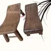 Al por mayor ala de pollo madera maciza almohada cervical almohada de banco pequeño almohada de masaje almohada fría almohada dura reposacabezas de madera de ala de pollo viejo