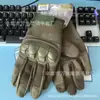 Guantes tácticos de dedo completo Oji de medio dedo con protección articulada de caparazón duro, cálidos, anticorte, especiales para aficionados militares, entrenamiento militar de combate