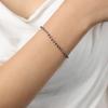 Collar de cadena O colorida de acero de titanio personalizado para combinar con todo temperamento, diseño nicho, pulsera, traje de joyería de la Reina Madre para mujer