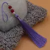 Yixiangfei 10cm borla con borlas y cuentas marcapáginas ropa infantil sombrero colgante manualidades cheongsam adornos para hombros de nube