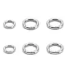 Accesorios para Joyería de Acero Inoxidable 304 Cierre de Resorte Anillo Abierto Redondo Cierre para Joyería DIY Herrajes para Bolsas Cierre Metálico Pulsera