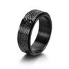 Anillo giratorio de acero inoxidable con nudo celta de estilo nórdico de Amazon Supply, pulsera personalizada europea y americana para hombre y mujer, disponible en stock.