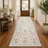 Nueva alfombra persa larga de estilo vintage de Amazon para decoración del hogar, resistente a la suciedad y fácil de mantener, disponible en stock