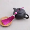 Nuevo Abanico de Cuentas de Colores Borla Borla Marcapáginas Peine DIY Borla Borla Ropa Joyería Accesorios