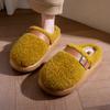 Pantufas de Algodão da Moda para Mulheres, Quentes, Antiderrapantes, Sola Macia, Confortáveis e Silenciosas, Pantufas de Algodão de Inverno para Casal, para Casa, Internas, para Homens, Outono e Inverno