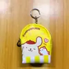 Mochila Mini de Dibujos Animados Billetera para Monedas Bolsa de Monedas Estilo Mini Mochila Escolar Colgante para Llaves