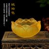 Suporte para vela ghee esmaltado colorido Suporte para vela de lótus de sete estrelas Suporte para lâmpada ghee Suporte para vela à prova de vento Lâmpada Changming para lâmpada de Buda