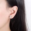 Tiktok Nuevos elegantes aretes de botón de cuentas de onda elegantes simples de alta calidad aretes elegantes de celebridad de Internet joyería para la oreja al por mayor