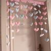 Decoración para Colgar en Puerta 2022 Cortina Pequeña para Puerta Cortina Colgante para Partición Cortina de Hilo Corazón de Melocotón Adorno para Colgar sin Perforaciones Cortina de Tela de Dibujos Animados para Puerta