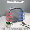Bolsa Tote Aislada con Tema de Fútbol de Gran Capacidad, Incluye Lonchera y Fiambrera, Bolsa de Almuerzo Grande de Papel de Aluminio para Estudiantes
