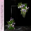 Decoración de Boda Fondo Cortina de Gasa Rosa Tela de Fondo Arreglo Femenino Arco de Techo para Compromiso Estilo Bosque