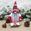Nova Boneca de Natal com Barba Longa, Boneca de Tecido Sem Rosto Estilo Ins, Boneco do Papai Noel Atacado