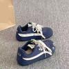 Diseño Estilo Campus Zapatos Blancos Versátiles para Mujer 2025 Nuevos Populares Otoño Nicho Zapatos de Entrenamiento Moral Calzado Casual