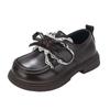 Zapatos de Cuero para Niñas Princesa 2025 Primavera y Otoño Nuevos Negro Británico Suela Suave Zapatos para Niñas Zapatos para Actuación de Baile en Jardín de Infancia