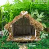 Ornatos de Micro Paisagem de Cabana de Madeira Ornatos de Decoração de Jardim Varanda Pátio Jardim de Infância Canto da Natureza Criação Ambiental Itens Decorativos Estilo Floresta