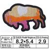 Pegatinas de Tela de Dibujos Animados Originales Sombrero de Vaquero Occidental Parche para Fiesta Transfronterizo Bordado en Computadora Tallo en stock Pegatinas de Tela Bordadas al por Mayor