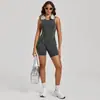 Mono de Color Contrastante con Costuras Tridimensionales Ajustado Traje Deportivo de Fitness Espalda Hermosa Alta Elasticidad Todo en Uno Traje de Yoga 11501