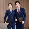 Trajes para hombre y mujer, vestimenta profesional, uniformes de piloto de aerolínea y tripulación de cabina, uniformes de la tripulación de trenes de alta velocidad, ropa de trabajo para actuaciones de banda