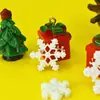 Navidad Transfronteriza Brillo Copo de Nieve Blanco Resina Accesorios Pequeños DIY Pegamento de Crema Funda de Teléfono Móvil Pasador Adorno para Peinado