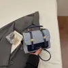 Exquisito Bolso Tote Pequeño para Mujer, Nuevo Estilo Verano 2026, Bolso de Hombro de Bloques de Color de Alta Gama, Bolso Cuadrado Pequeño Cruzado para el Trabajo