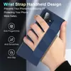 Adecuado para Japón y Corea del Sur, Funda para Teléfono Samsung Fold8 Ultra con Correa de Muñeca Elástica Integrada, Cubierta Protectora Plegable Anti-Caídas para Z Fold7