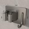 Gancho para trapeador sin perforaciones Artefacto de almacenamiento para inodoro Gancho adhesivo Clip para escoba Colgador Adhesivo fuerte Colgante de pared Clip para trapeador