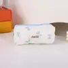 Estojo de Lápis com Laço Xadrez para Meninas, Alto Valor Estético, Armazenamento de Material Escolar de Grande Capacidade, Bolsa de Armazenamento Fofa para Estudantes