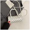2026 Nova Bolsa Porta-Caneta Bolsa de Mão Bolinhas Bolsa de Mão Boston Bolsa Pequena Bolsa de Ombro Transversal Bolsa Saco Bolsa Feminina