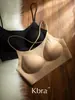 Ropa Interior Invisible sin Costuras para Mujer, Sujetador Base Color Nude, Sujetador Push-Up Levanta Busto Anti-Caída, Sujetador sin Aros Espalda Bonita