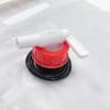 Bolsa de água dobrável branca portátil para banho de paciente, lavagem de cabeça na cama, bolsa de água para chuveiro 10L
