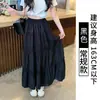 Saia Tutu Branca de Cintura Alta Emagrecedora Estilo Fada Linha A Comprimento Médio para Mulheres, Adequada para Primavera, Outono e Verão
