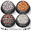 Set Mixt de Arcilla Polimérica Suave de 12 Colores para Halloween Transfronterizo Esmalte de Uñas Ultrafino Maquillaje Materiales para Joyería de Uñas al Mayoreo