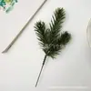 Fonte Transfronteiriça Plantas Verdes Simuladas Agulhas de Pinheiro Verdes Pequenas Decoração de Árvore de Natal DIY Adereços de Fotografia Planta Atacado
